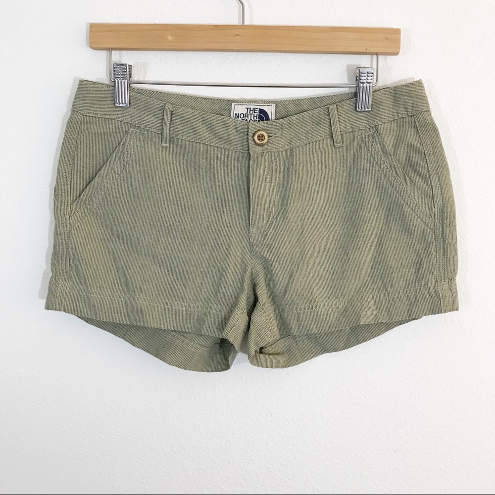 The North Face Ribbed Shorts Green